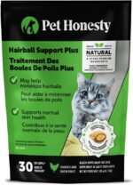 Cat Hairball Support Crunchy & Creamy Chews, Hairball Remedy Treats, Cat Furball Treatment, Supports Skin & Coat, Vitamins for Digestion, Chicken (30-Day Supply) - Image 2