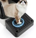 Cat Litter Box Ramp, Cat Litter Box Step Mat with Filter Function, Cats Litters Catcher for Self-Cleaning Boxes, Pet Pedal Stool Ideal for Kitten & Elderly Cats (Black) - Image 2