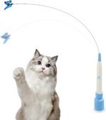 Cat Teaser Wand - Electric Exerciser | Kitten Interactive Toy + with Suction Cup, for Cats Kittens Pets + Indoor Outdoor Play, Automatic Motion Toy Reducing Boredom at Home - Image 2