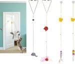 Cat Toys for Indoor Toys,Rainbow Cat Wand Toys,Feather Flips Plush Ball Cat Toys,Interactive Real Feather Cat Toy for Teaser Play and Chase Exercise with Kitten 4 Pack - Image 2