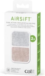 Catit Airsift Dual Action Air Purifier Pad, 2 Pack – Two Media Filter to Keep Litter Box Odors at Bay - Image 2