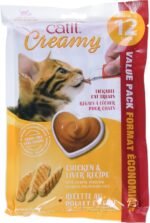 Catit Creamy Cat Treats Lickable, Chicken Flavor, 96 Tubes, Hand-Fed Lickable Cat Treats, Healthy & Hydrating, Made with Fresh Ingredients, Gaterie Pour Chat - Image 2