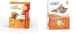 Catit Creamy Chicken & Liver Lickable Cat Treat - 50 Tubes - Mega Pack & Go Natural Pea Husk Clumping Cat Litter, Vanilla, 14 L - Image 2
