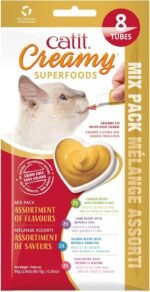 Catit Creamy Superfood Treats - Assorted Multipack - 1 Count (Pack of 8) - Image 2