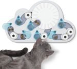 Catstages Rainy Day Puzzle & Play, Interactive Cat Treat Puzzle, Gray - Image 2