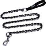 Chew Proof Dog Leash for Medium Large Breed Dogs 6FT/4FT, Heavy Duty Anti-Chew Metal Chain Leashes with Comfortable Handle by Lecreo - Image 2