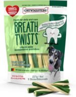 Chewmasters Breath Twist Dental Care Dog Treats (9 Sticks) – Dental Sticks for Dogs, Help Clean Teeth, Reduce Tartar & Support Healthy Gums – Grain-Free with Peppermint & Parsley Oils - Image 2