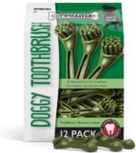 Chewmasters Doggy Toothbrush Treats (12 Pack) – Teeth Cleaning Dog Dental Chews – Healthy Dog Treats for Oral Care – For All Breeds - Image 2