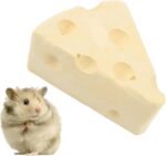 Chinchilla Chew Blockss, Calcium Teeth Grinding Toy, Cheese Shape Chinchillas Chew Toys, Healthy Chew Toy for Chinchilla, Squirrel, Gerbil - Image 2