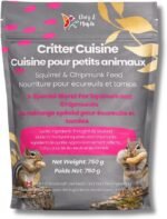 Chirp & Maple Critter Cuisine Premium Squirrel and Chipmunk Food - Natural Peanuts, Nuts & Seeds Blend for Wild Squirrels and Chipmunks (750g) - Image 2