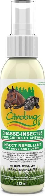 Citrobug Essential Oils Based Insect Repellent for Dogs and Horses - No Deet, 122 ml - Image 2