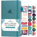 Clever Fox Wellness Planner - Weekly & Daily Health and Wellness Log, Food Journal & Meal Planner Diary for Calorie Counting, Notebook for Medical Condition Tracking – Pocket size (Aquamarine) - Image 2