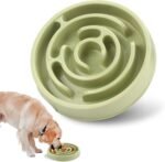Coolplay Dog Bowl Slow Eating Dog Food Bowl Slow Feeder Dog Bowls Dog Puzzle Light Green - Image 2