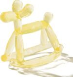 Crystal Jelly Baby Teether – Jellydog Teething Relief Toy for Infants 3-6 Months, Silicone Handheld Teething Toy, BPA-Free, Odorless, Prevents Choking, Safe for Babies (Citrine) - Image 2