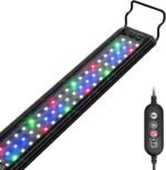 DEWEL Full Spectrum LED Aquarium Light with Timer, Fish Tank Light for Freshwater Planted Tank, Adjustable Brightness, Auto On and Off, IP67, 12-18 Inch, 6 Watts - Image 2