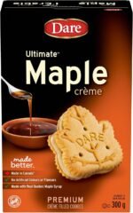 Dare Ultimate Maple Crème - Crunchy Sandwich Cookies with Real Maple Syrup 300g Unit Pack - Image 2