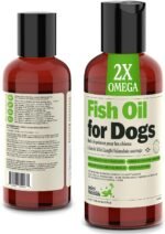 Deley Naturals Fish Oil for Dogs 2X Omega - Icelandic Fish Oil for Dogs - Dog Supplements with Omega 3 6 9 for Skin and Immunity - Vitamins and Supplements High EPA & DHA for Optimal Wellness - 118ml - Image 2