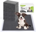Disposable Dog Pee Pads, 13" x 18" Odor-Control Bamboo Charcoal Fiber Puppy Pads, Super Absorbent Dog Pads, Leak Proof Pet Training Pads, Quick Dry Pads for Dogs Cats Rabbits 50 Counts - Image 2