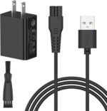 Dog Clippers Charger for oneisall Pet Dog & Cat Clippers, Paw Trimmer for Grooming Pet Hair Trimmers Charger with A Cleaning Brush for Clipper - Image 2