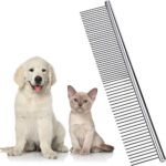Dog Combs for Grooming, Metal Cat Comb for Removing Tangles and Knots, Professional Grooming Tool for Long Haired Dog, Cat and other pets - Image 2