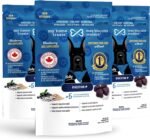 Dog Digestion Supplement Bundle (3 x 170 g) – Gut Health & Flora Balance | Probiotics, Prebiotics & Postbiotic with Blueberries & Psyllium | Health Canada Approved (NN.H3X1) | Dog Digestive Support - Image 2