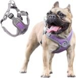 Dog Harness No Pull for Medium Size, Easy Walk Adjustable Pet Harness, No-Choke Soft Padded Dog Vest, Reflective Breathable Pet Oxford Cloth with 2 Metal Leash Clips - Image 2
