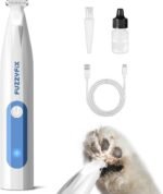 Dog Paw Trimmer with LED Light, Low Noise Paw Trimmer for Dogs, Type-C Rechargeable Pet Grooming Kit Dog Grooming Clippers for Paws, Eyes, Ears, Face, Rump, 18 mm Widen Blade - Image 2