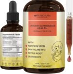 Dog Prostate Drops for Senior & Intact Male Dogs: Prostate & Urinary Tract Issues, Kidney Function, Bladder Control, UTI, Incontinence, Difficulty Urinating, Frequent Peeing - with Cranberry - Image 2