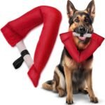 Dog Toy - Tug of War for Dogs - Horseshoe Shape Pull and Play Toy for 2 Dogs - 10x11 Inch, Fun Fuchsia - Durable Training and Exercise Equipment for Medium to Large Breeds - by Yes4Quality - Image 2