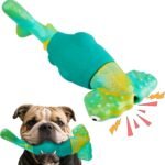 Dog Toys for Aggressive Chewers, Interactive Dog Chew Toys for Large Dogs, Indestructible Squeaky Toys to Keep Them Busy, Tough Toys for Medium/Large Breed (Green) - Image 2
