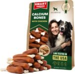 Dog Treats Calcium Bones Wrapped with Chicken & Pet Natural Chew 300 Gr - Grain Free Organic Meat & Human Grade Dried Snacks in Bulk - Best Twists for Small & Large Dogs - Image 2