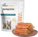 Dog Treats Soft Chews Rawhide Free Chicken Wrapped Cod Sticks for Puppy Training Snacks Dog Chews Treats 0.5lb/227g - Image 2