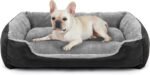 DogBaby Dog Bed, Orthopedic Small Dog Bed with Sides, Washable Dog Beds for Small Dogs, Comfortable and Breathable Soft Cotton Small Dog Couch with Nonskid Bottom, Pet Bed - Image 2