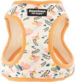 Downtown Pet Supply Step in Dog Harness for Small Dogs No Pull, Small, Floral - Adjustable Harness with Padded Mesh Fabric and Reflective Trim - Buckle Strap Harness for Dogs - Image 2