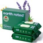 Earth Rated (A Canadian Company) Dog Wipes, Hypoallergenic, Cleaning and Hydrating, for Grooming Paws, Body and Butt, Lavender Scented, 400 Count - Image 2