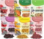 Exotic Nutrition Herbivore Treats 6 Pack - Healthy Assortment Small Animal Pet Treat - Squirrels, Guinea Pigs, Rabbits, Chinchillas, Prairie Dogs, Degus, Hamsters, Gerbils, Herbivores - Image 2