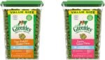 FELINE GREENIES Cat Treats Natural Dental Care, Oven Roasted Chicken + Savory Salmon Flavour, 9.75oz. Tubs - Image 2