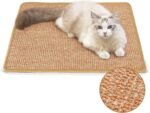 FUKUMARU Cat Scratcher Mat, 60 X 40 CM Natural Sisal Cat Scratch Mats, Horizontal Cat Floor Scratching Pad Rug, Protect Carpets and Sofas - Image 2