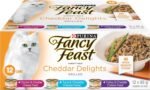 Fancy Feast Wet Cat Food, Cheddar Delights Variety Pack 3 Flavours - 85 g Can (12 Pack) - Image 2