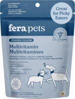 Fera Pets Goat Milk Topper - Multivitamin for Dogs & Cats with Probiotics - Supports Overall Health, Gut Health, and Immune System - for Picky Eaters - 60 TSP - Image 2