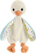 Fisher Price Baby Sensory Toy Snuggle Up Goose Plush with Jingle Sounds for Developmental Play Newborns Ages 3+ Months - Image 2