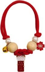 Flea Lice Control Collar, Flea Lice Repelling Collar for Cats Dogs Made with Camphor Wood Long Lasting Protection Non Greasy Formula (Red M) - Image 2