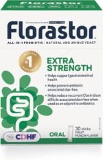 Florastor Extra Strength - Saccharomyces Boulardii CNCM I-745 - Daily All in One Probiotic - Supports Gut Health & Immune System - Antibiotic-associated diarrhea - For Adults - 30 sticks - Image 2
