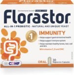 Florastor Immunity - Saccharomyces Boulardii - Daily All in One Probiotics - Supports Gut Health & Immune System - Zinc,Vitamin C & D - #1 Probiotic in class Wordlwide - For Adults & Family - 30 caps - Image 2