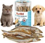 Freeze Dried Capelin Cat Treats, Whole Fish Dental Sticks, Single Ingredient Cat Snacks for Skin & Coat Health, No Grain & Filler, Crunchy Topper 113g - Image 2