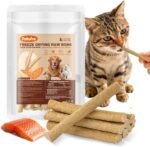 Freezed Dried Cat Teething Sticks, Cat Chew Stick for Dental Care, Salmon and Chicken Flavour Cats Treats, Feline Freshens Breath Snacks - Image 2