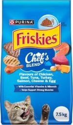 Friskies Chef's Blend Dry Cat Food - 7.5 kg Bag - Image 2