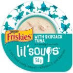 Friskies Lil' Soups Cat Food Complement, Skipjack Tuna - 34 g Cup (8 Pack) - Image 2