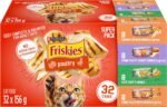 Friskies Poultry Wet Cat Food, Variety Pack 4 Flavours - 156 g Can (32 Pack) - Image 2