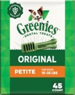 GREENIES Dog Treats Original Petite Natural Dental Care, (45 Treats) 27oz. Pack - Image 2